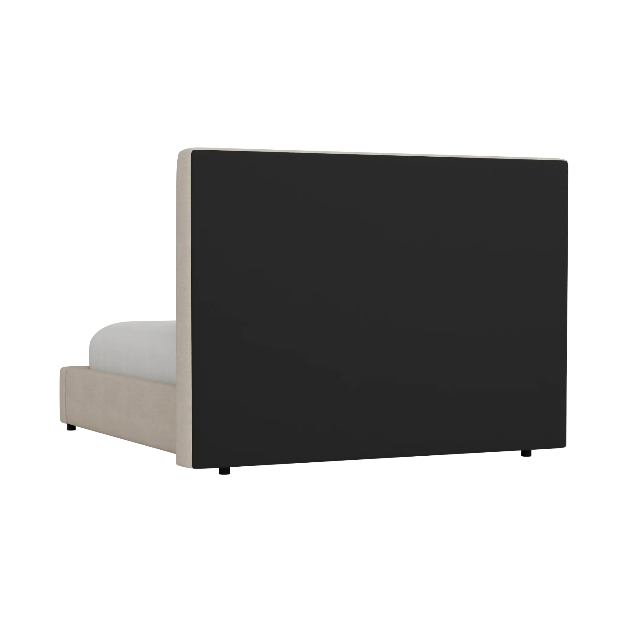 Grayton Linen Beige 54" Upholstered Platform Bed Grayton Linen Beige 54" Upholstered Platform Bed