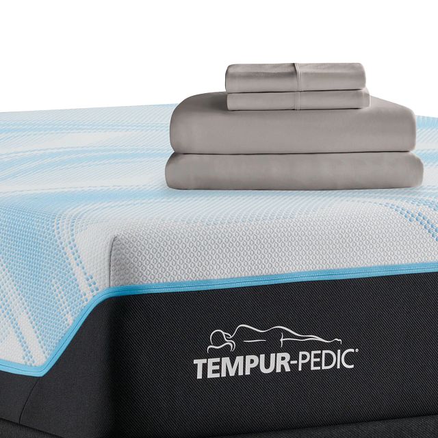 Tempur-pedic Breeze Cooling Dark Gray Tencel Ctn Sheets