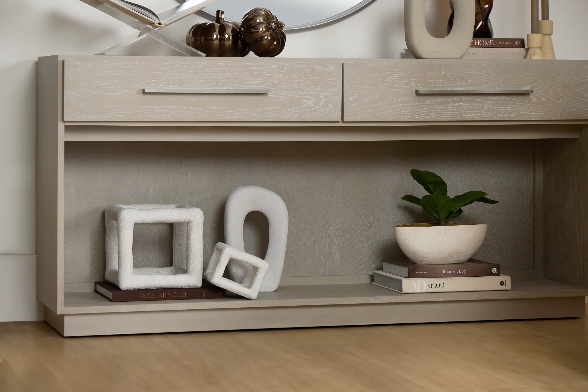 Destination Light Tone Sofa Table