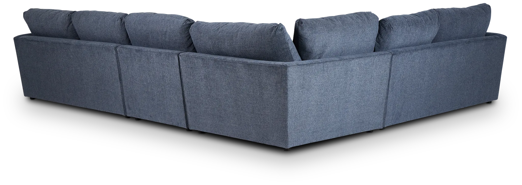 Noah Blue Fabric Medium Two-arm Sectional
