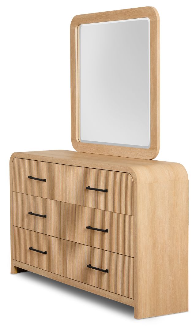 Lyndie Light Tone Dresser & Mirror