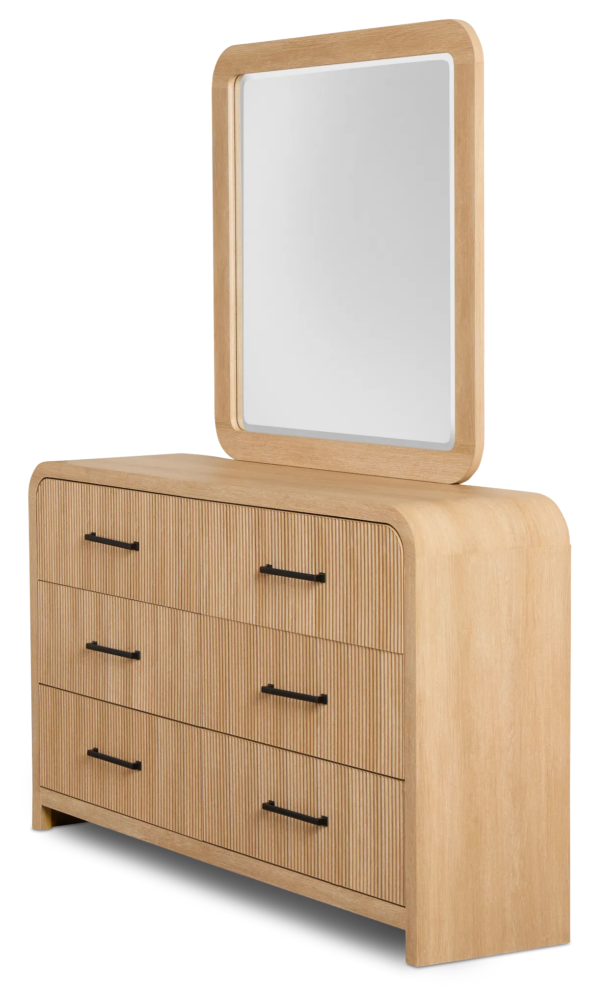 Lyndie Light Tone Dresser & Mirror