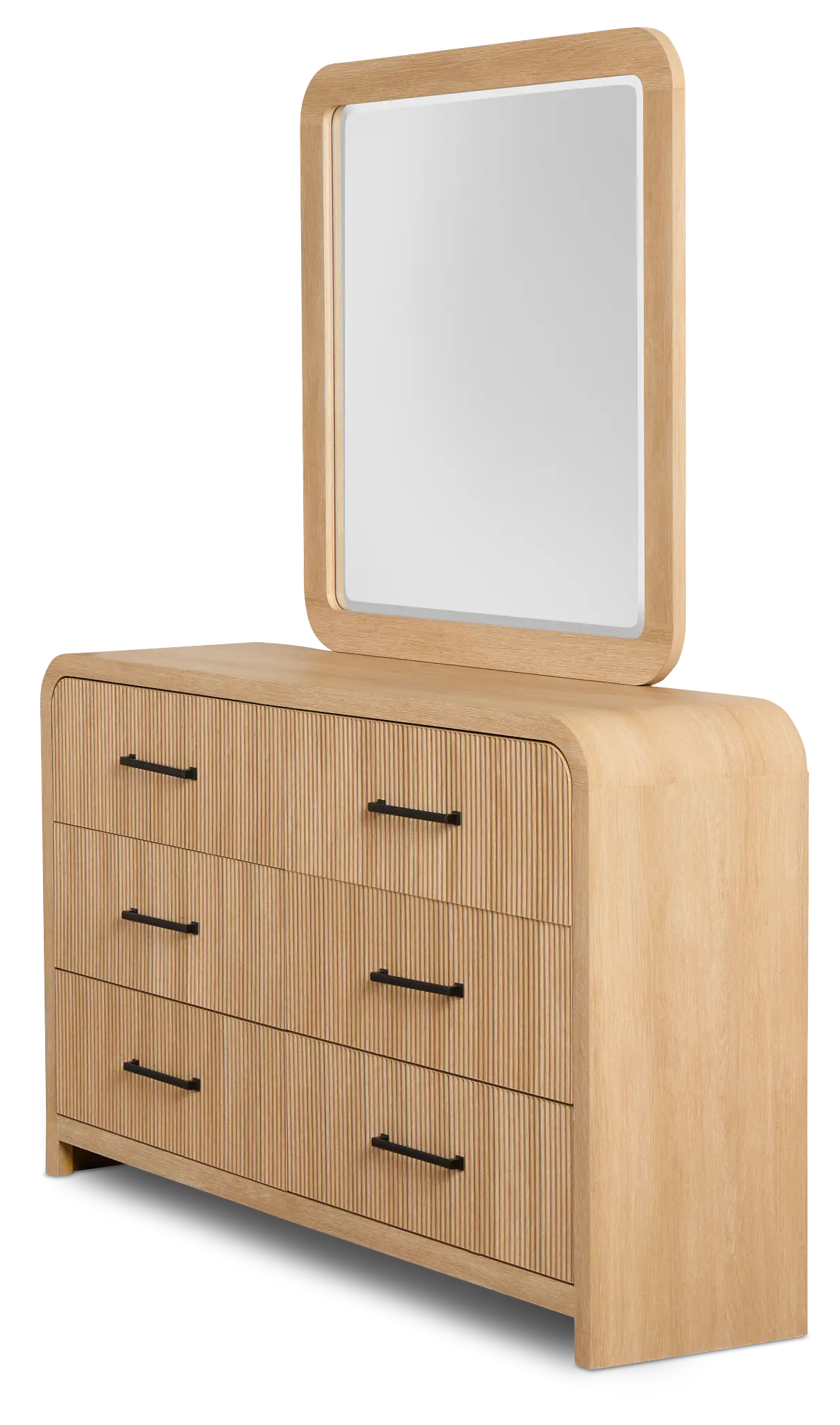 Lyndie Light Tone Dresser & Mirror Lyndie Light Tone Dresser & Mirror