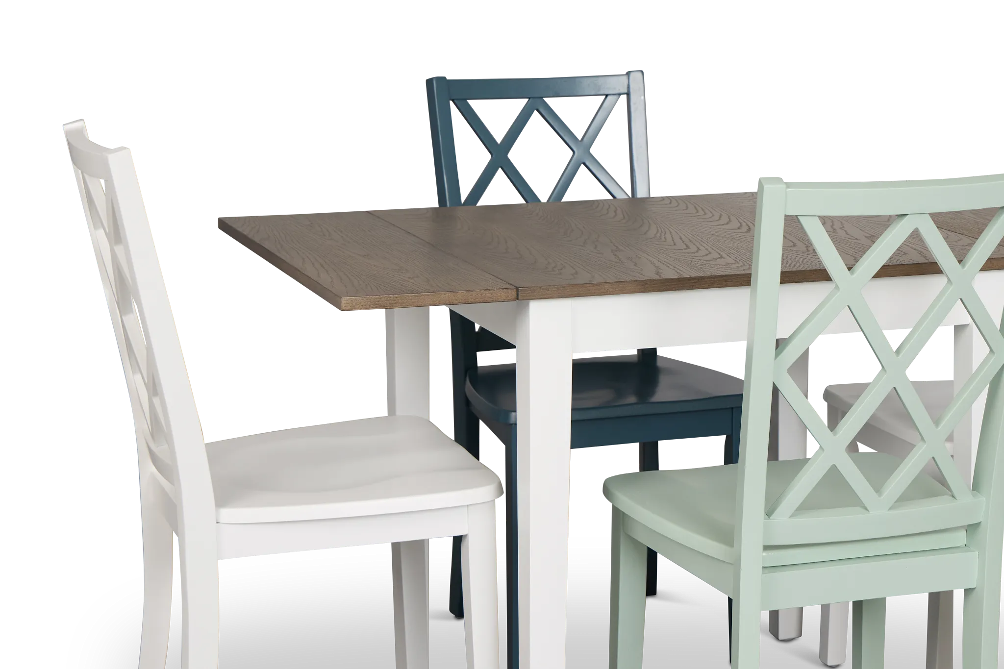 Edgartown Two-tone Rectangular Table And Mixed Chairs