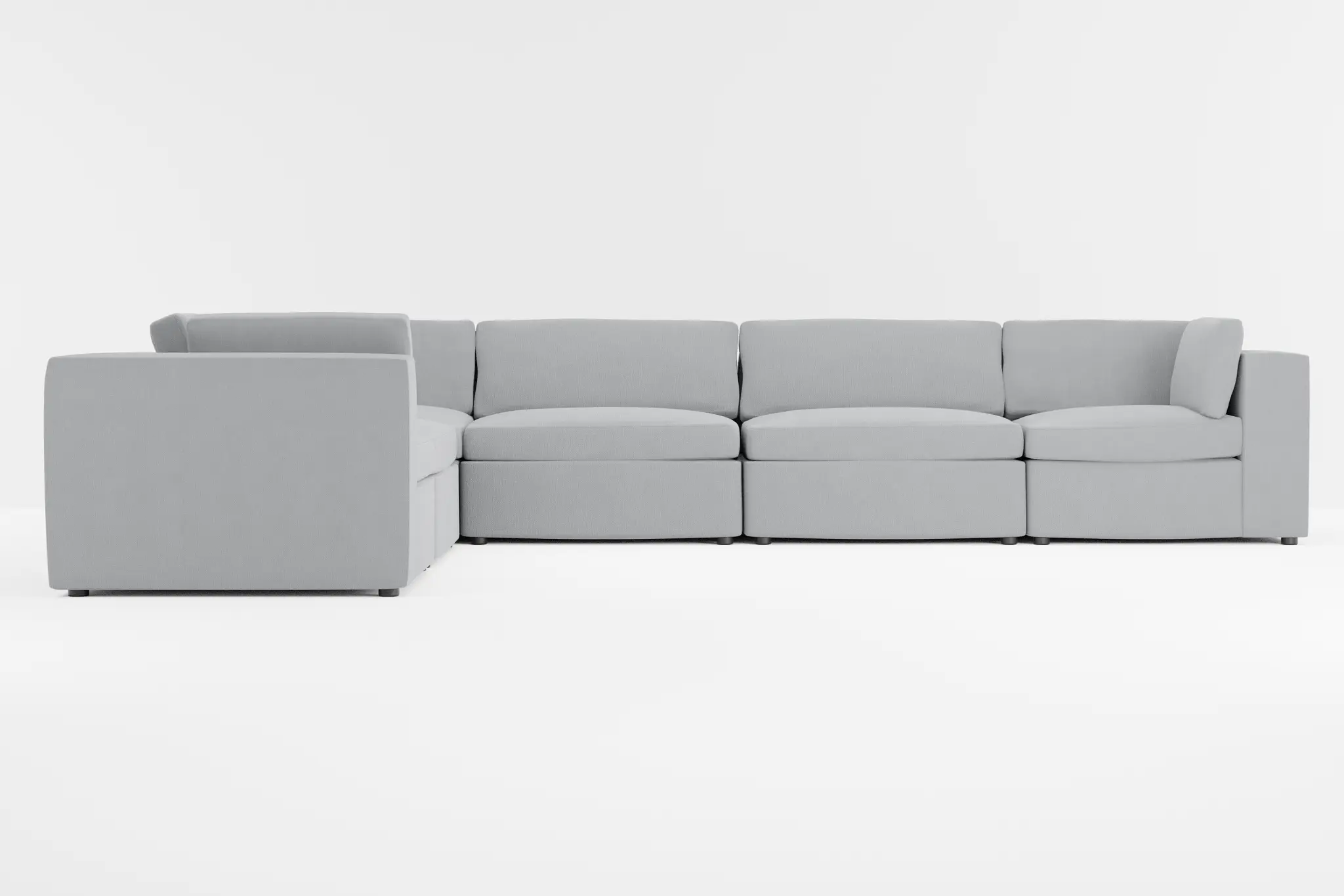 Destin Revenue Gray Fabric 6-piece Modular Sectional Destin Revenue Gray Fabric 6-piece Modular Sectional