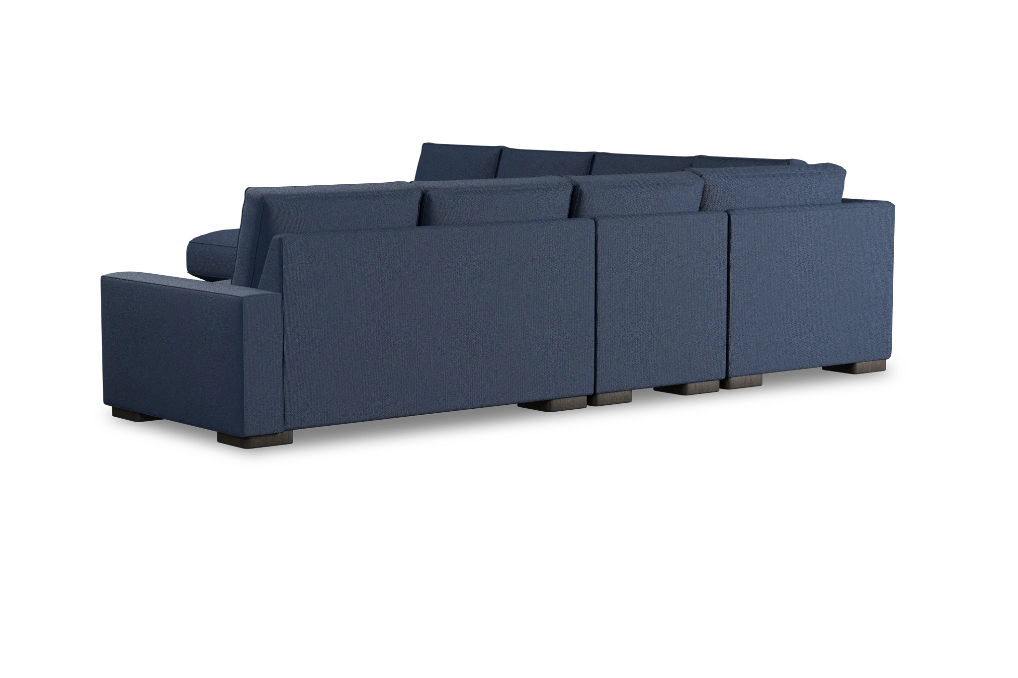 Edgewater Revenue Dark Blue Large Left Chaise Sectional