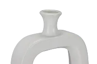 Dewey White Medium Vase