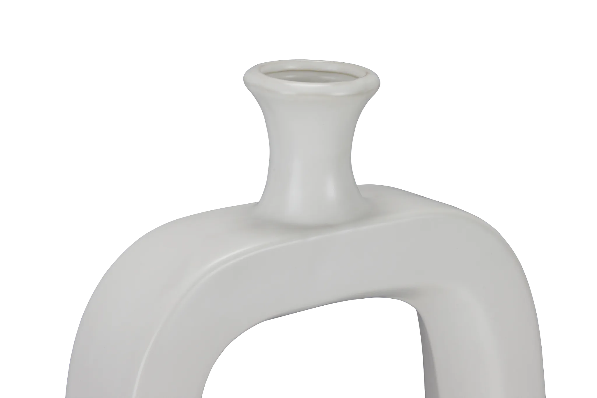 Dewey White Medium Vase