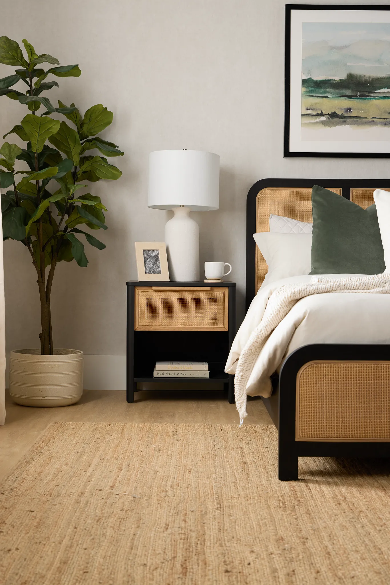 Pacific Two-tone 1-drawer Nightstand