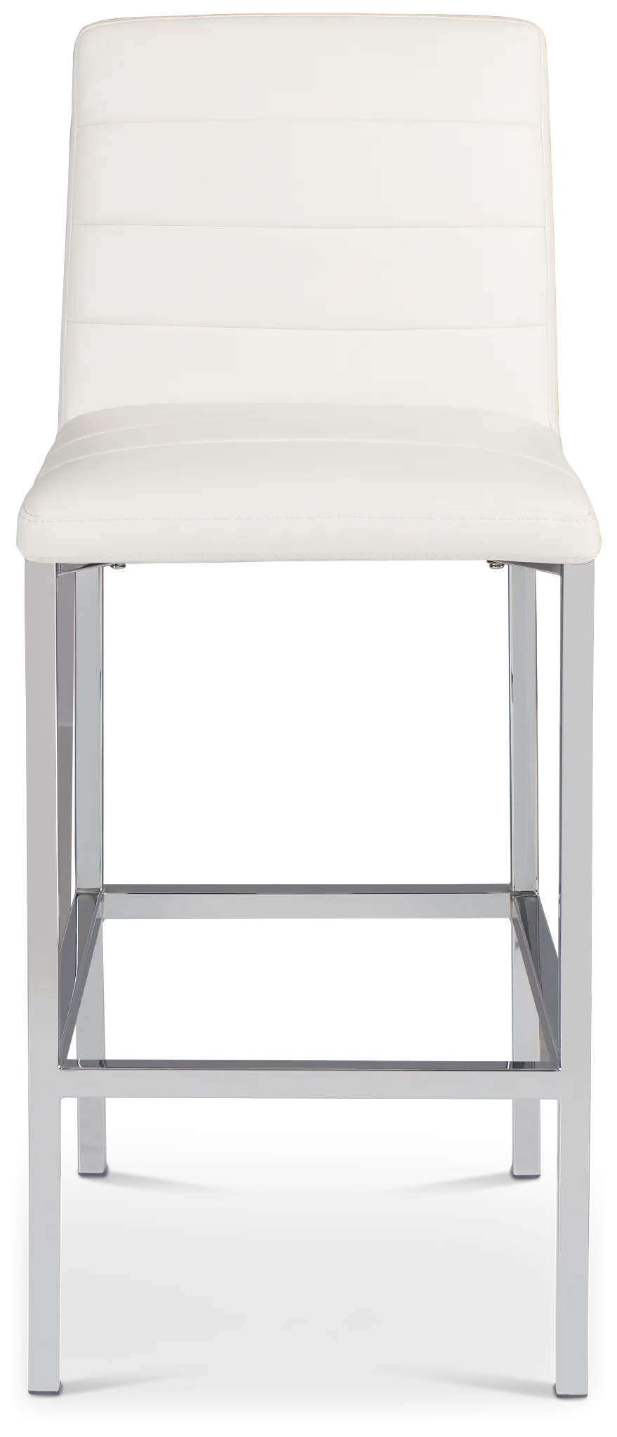 Amalfi White 30" Upholstered Barstool