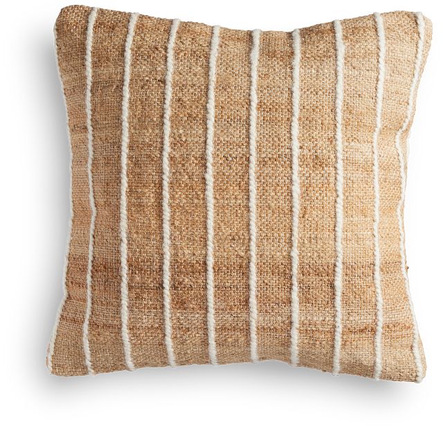 Albatro Beige 22" Accent Pillow