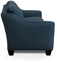 Avery Dark Blue Fabric Sofa