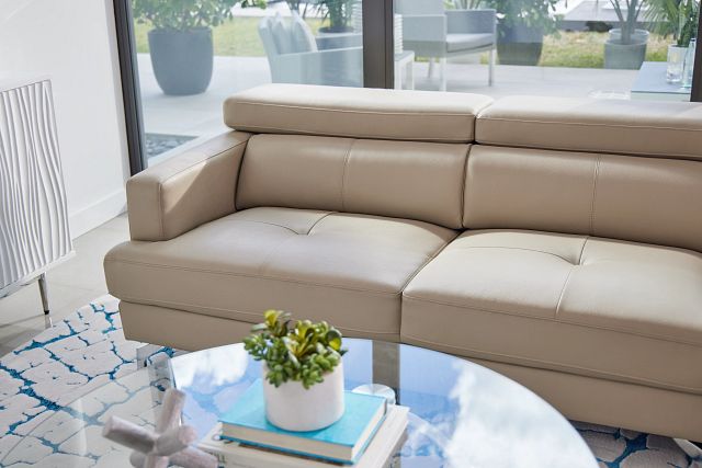 Marquez Taupe Micro Right Chaise Sectional
