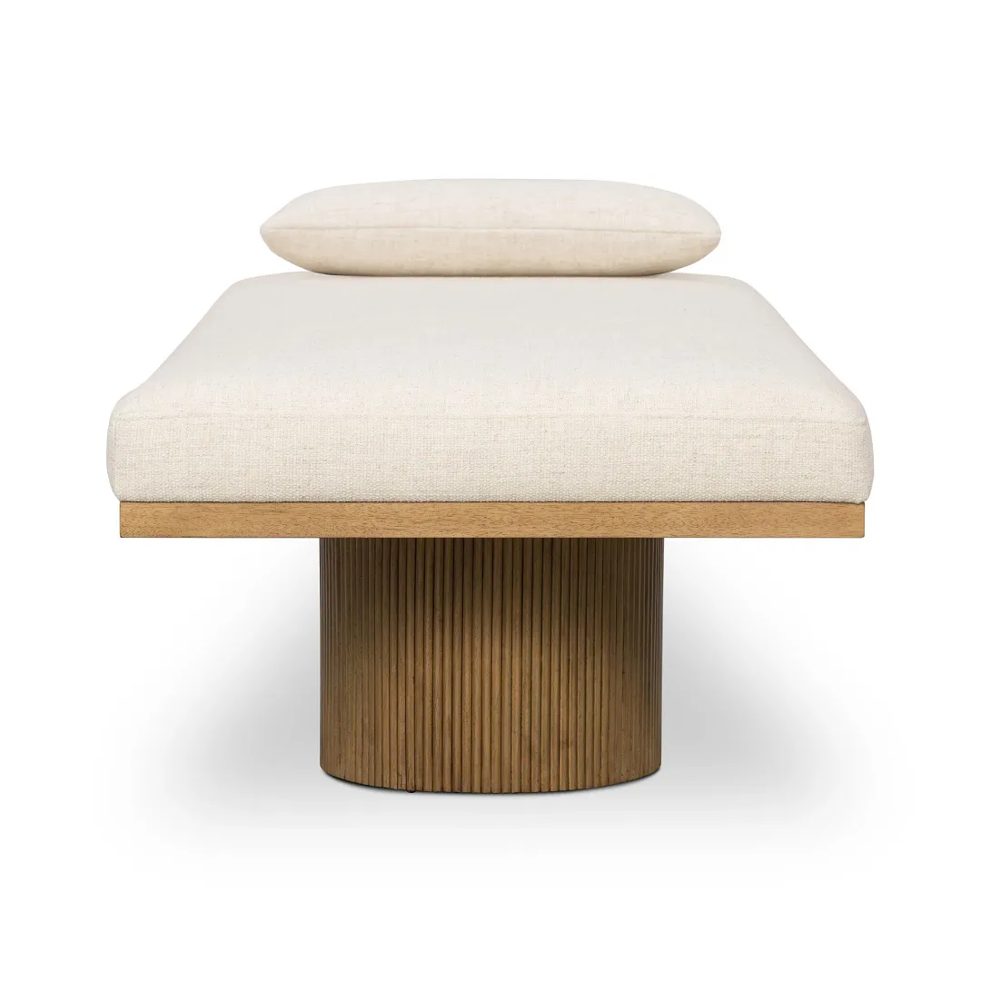 Four Hands Zayne Ivory Fabric Accent Chaise
