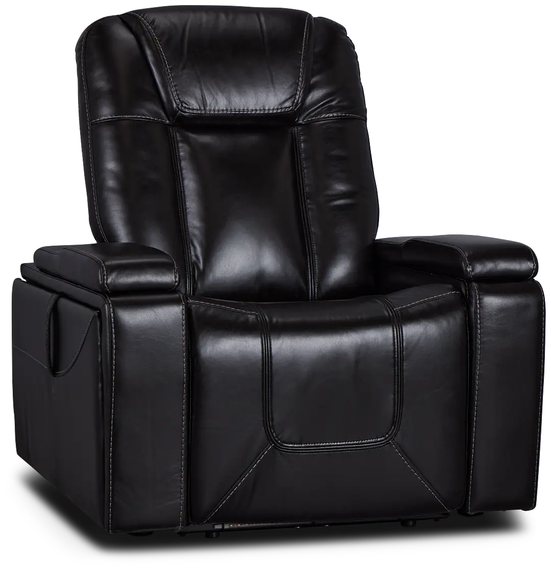 Meta Black Micro Power Recliner Meta Black Micro Power Recliner