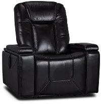 Meta Black Micro Power Recliner