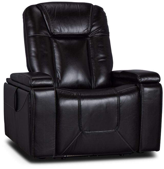 Meta Black Micro Power Recliner