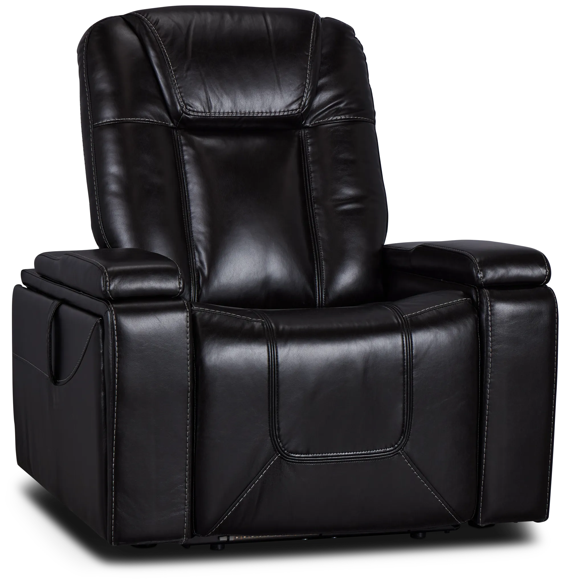 Meta Black Micro Power Recliner