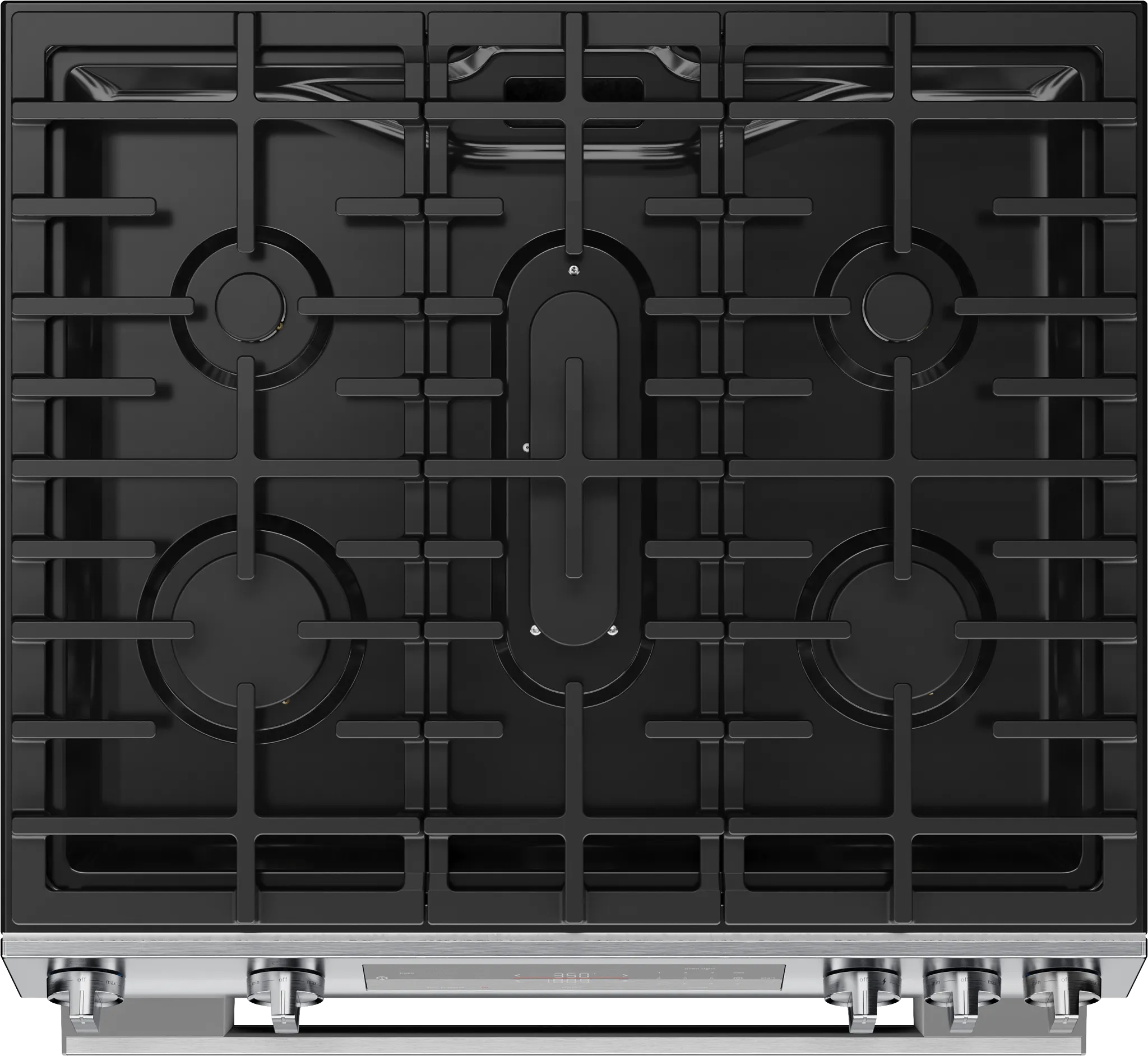 Bosch 100 Series Black Gas Range