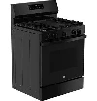 Ge 500 Series Black 30" Gas Range