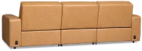 Sawyer Light Brown Micro 3-piece Modular Power Sofa