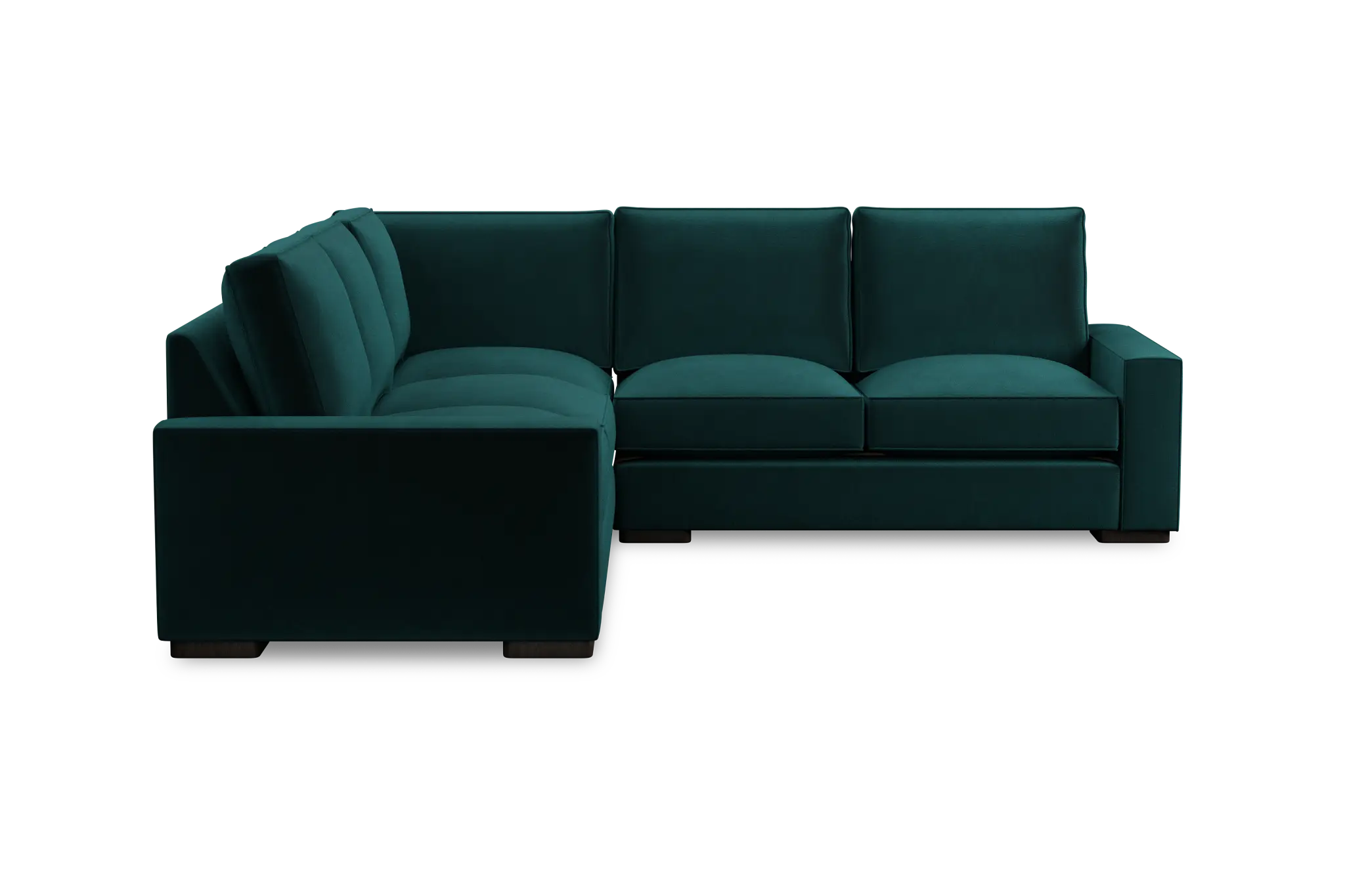 Edgewater Joya Teal Small Two-arm Sectional Edgewater Joya Teal Small Two-arm Sectional