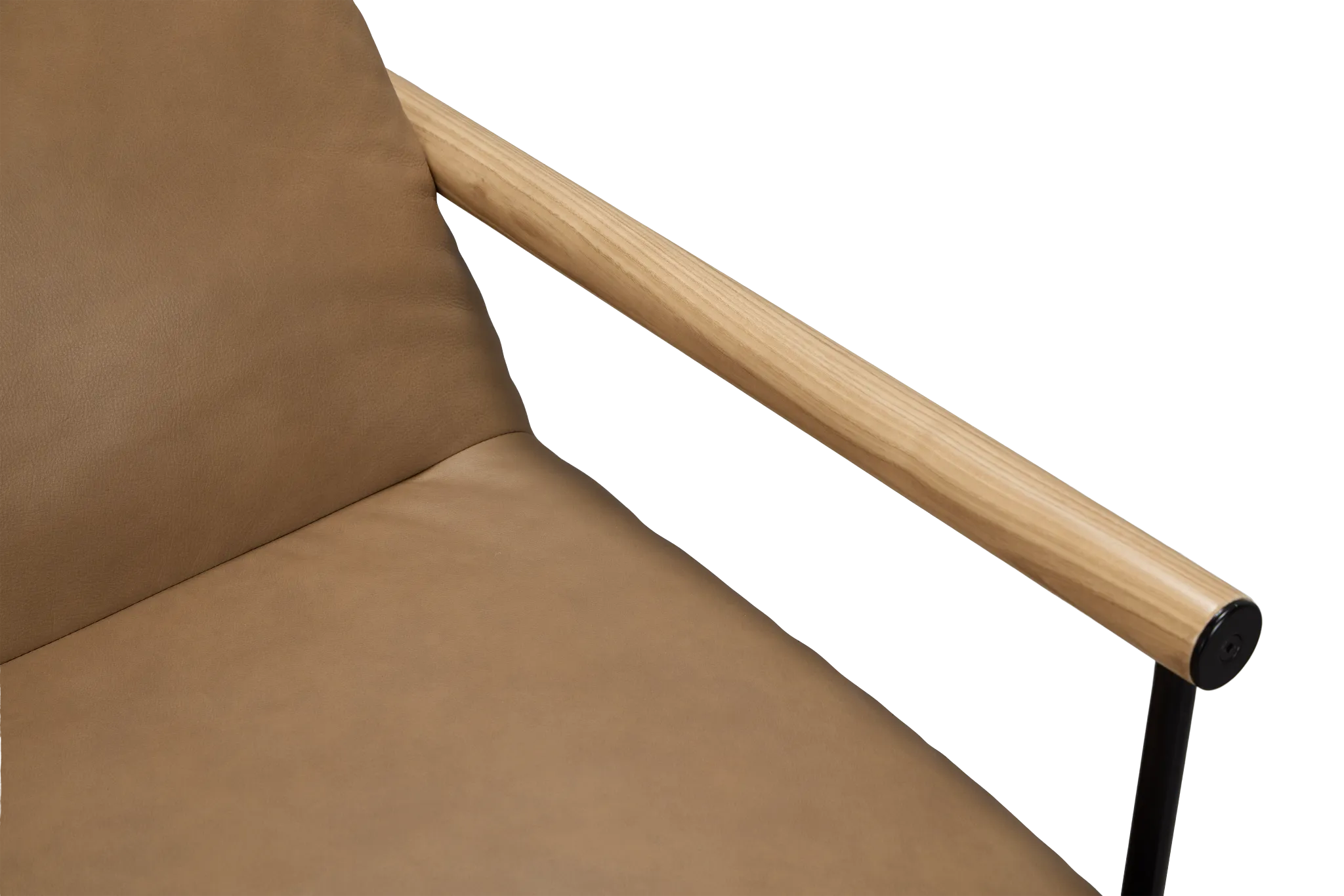 Margo Brown Leather Accent Chair