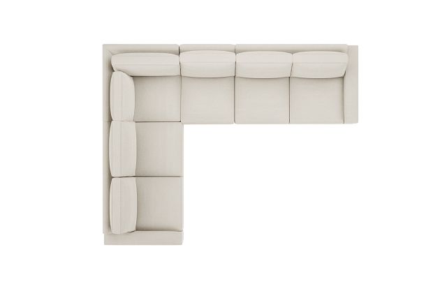 Edgewater Elite Ivory Medium Two-arm Sectional