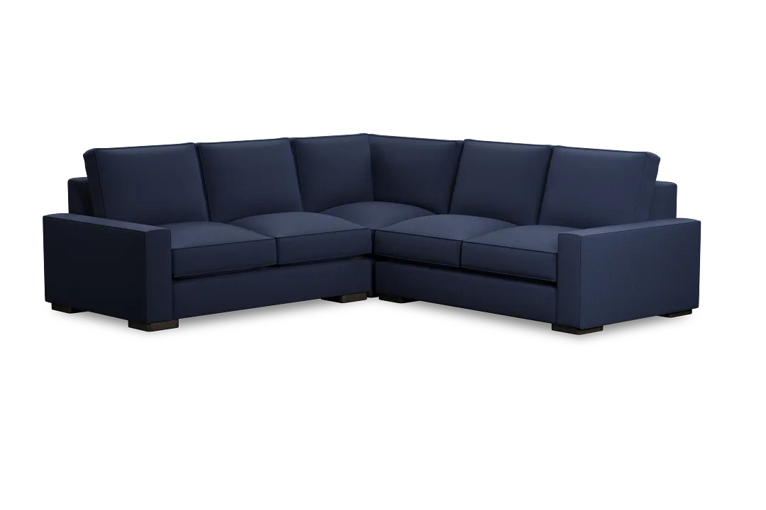 Edgewater Peyton Dark Blue Small Two-arm Sectional