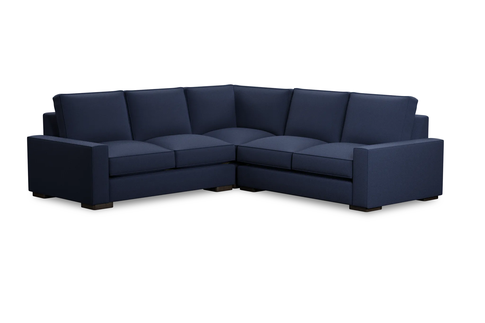 Edgewater Peyton Dark Blue Small Two-arm Sectional
