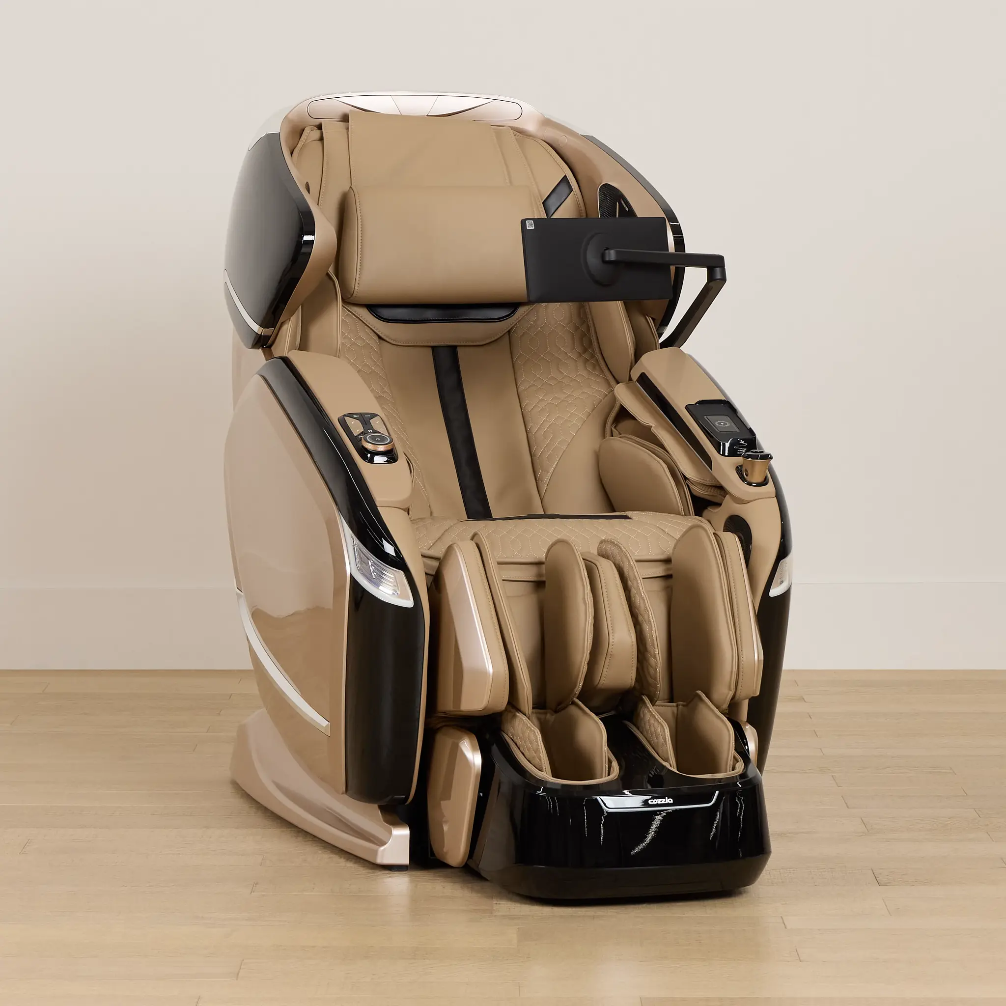 Quantum Light Beige Micro Massage Chair Quantum Light Beige Micro Massage Chair