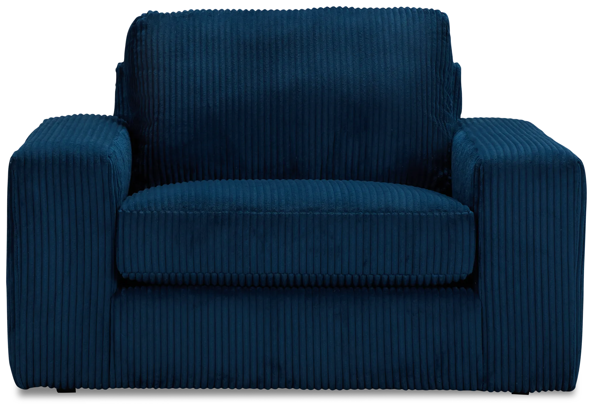Charlie Dark Blue Fabric Chair