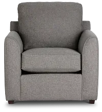 Asheville Brown Fabric Chair