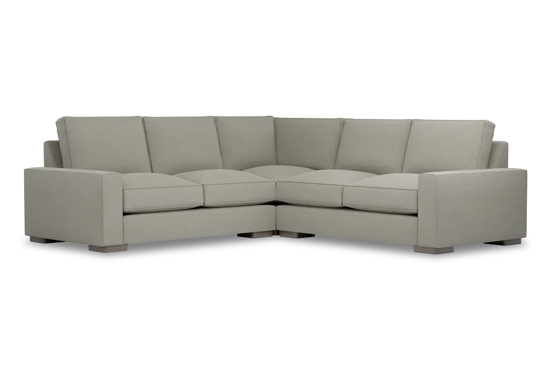 Edgewater Elite Gray Small Two-arm Sectional