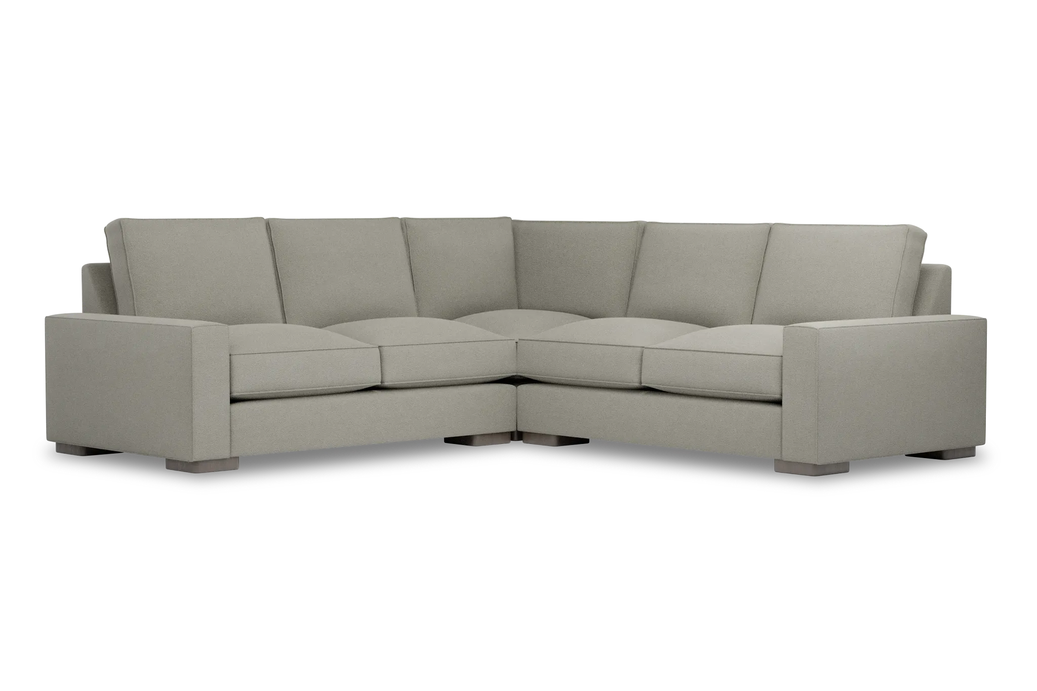 Edgewater Elite Gray Small Two-arm Sectional
