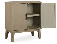 Capulin Gray Two-door Cabinet