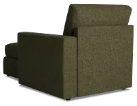 Citymod Green Fabric Right Chaise