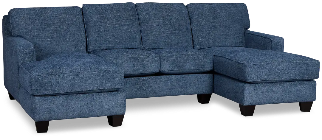 Andie Blue Fabric U-shaped Sectional Andie Blue Fabric U-shaped Sectional