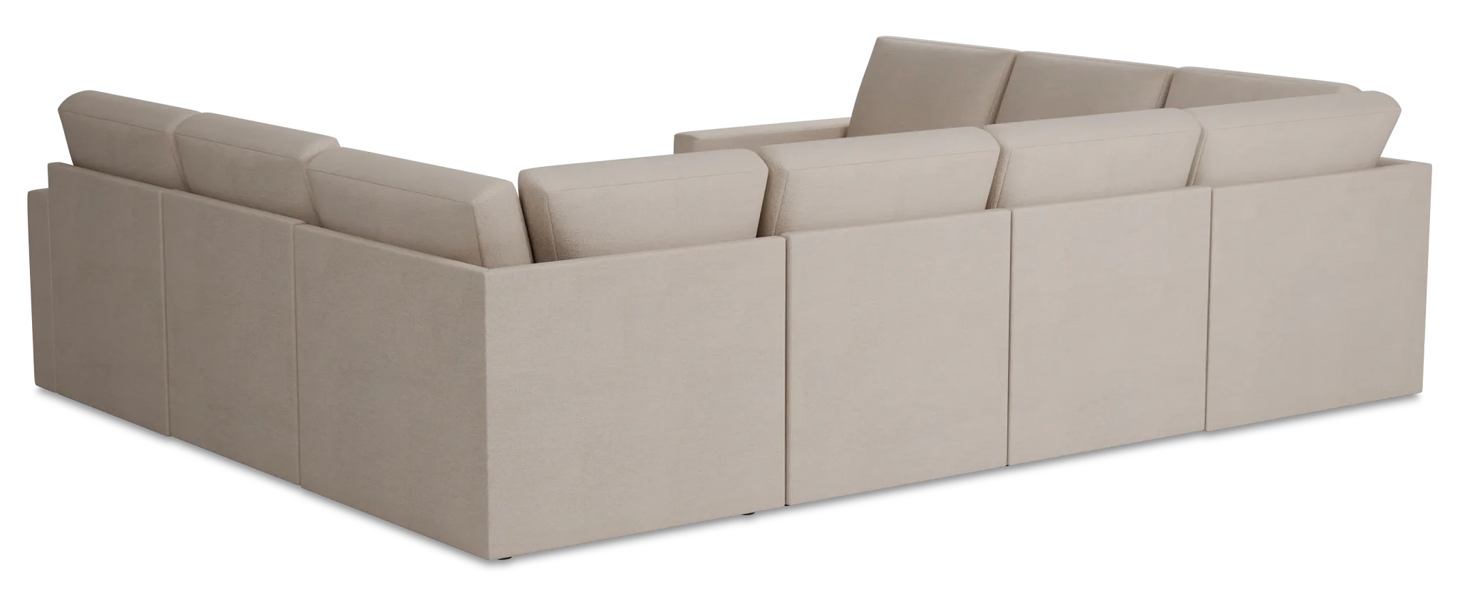 Citymod Beige Fabric 8-piece Modular Sectional