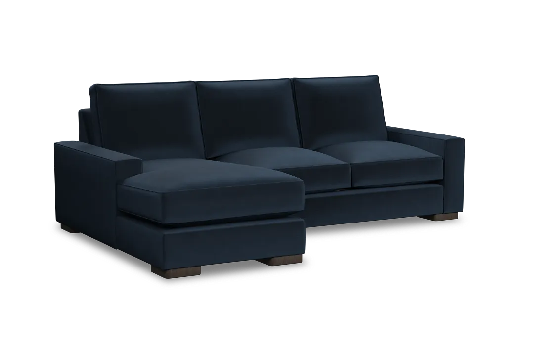 Edgewater Joya Dark Blue Left Chaise Sectional