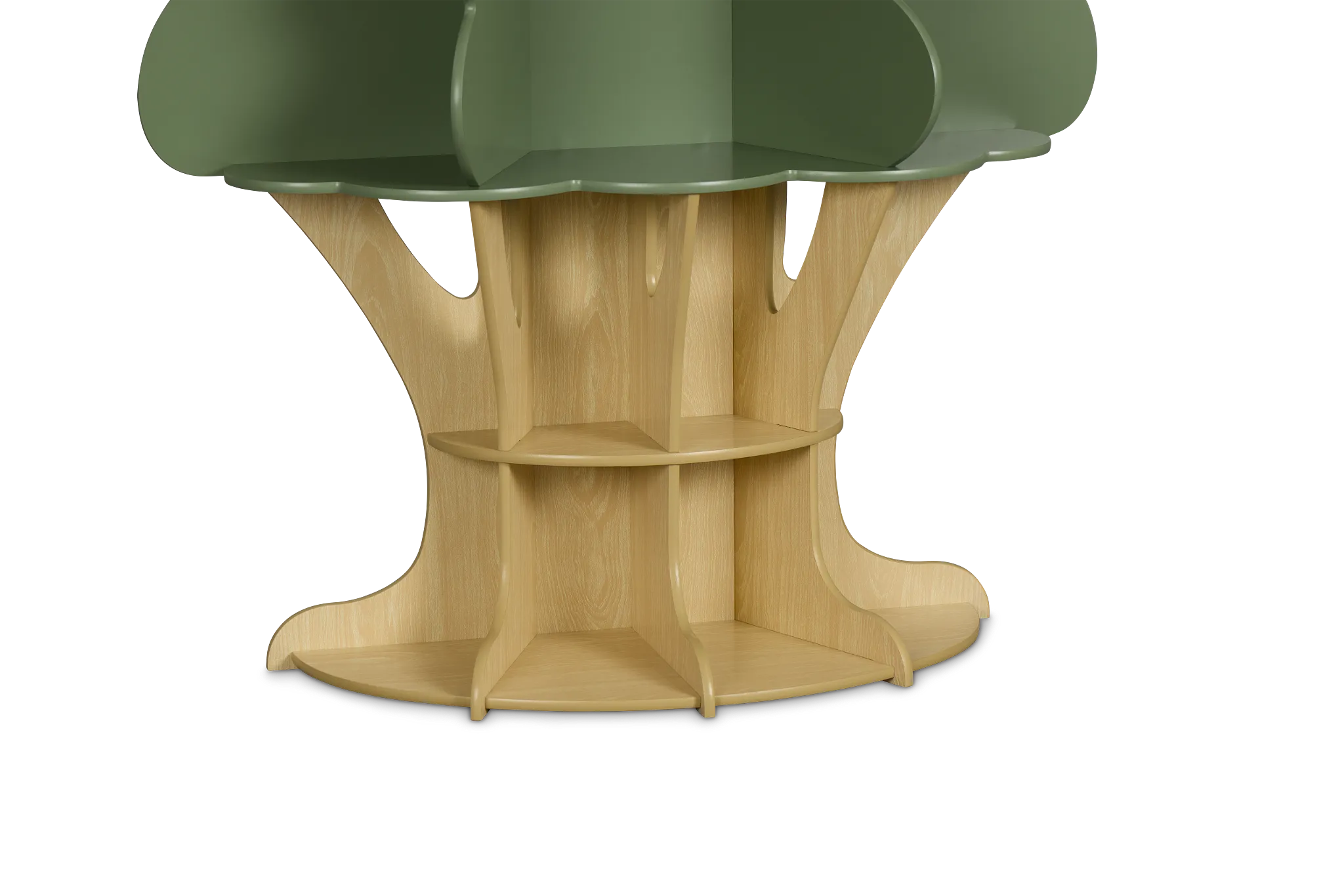 Ferni Green Storage Bookcase