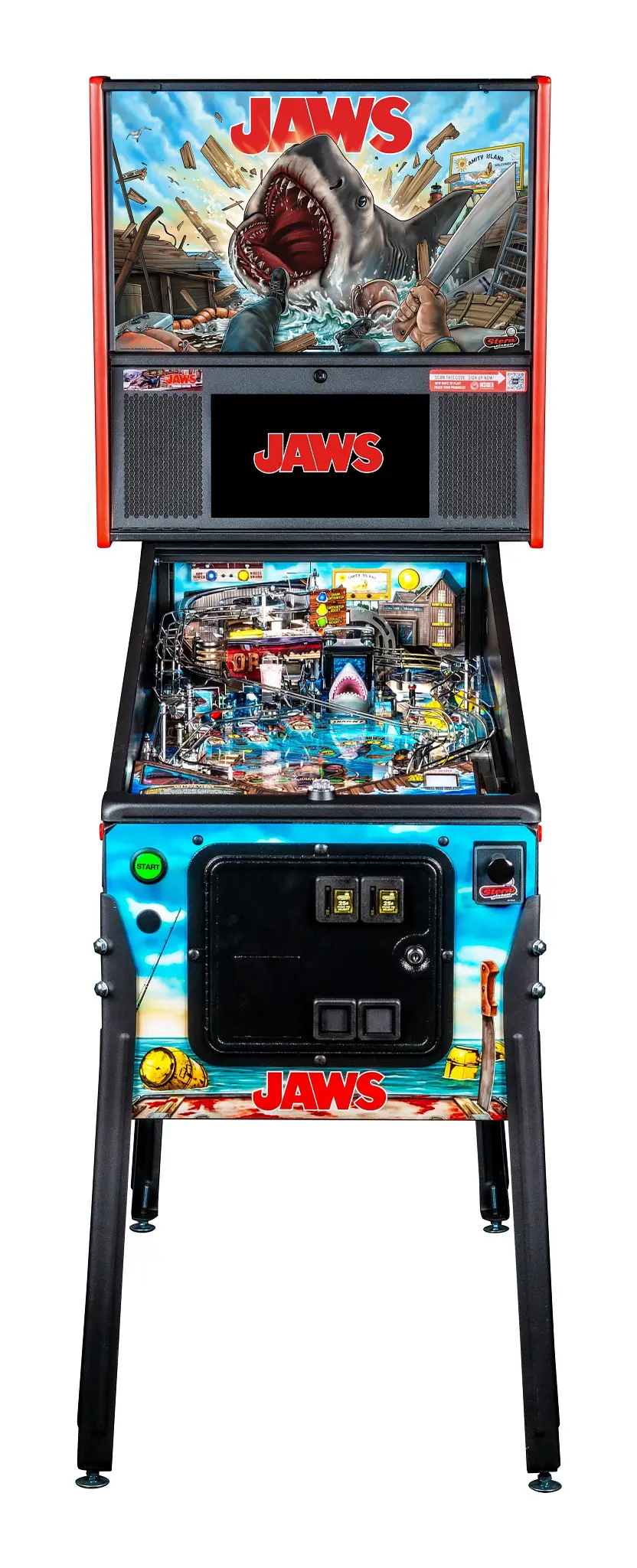 Jaws Premium Pinball Machine Jaws Premium Pinball Machine