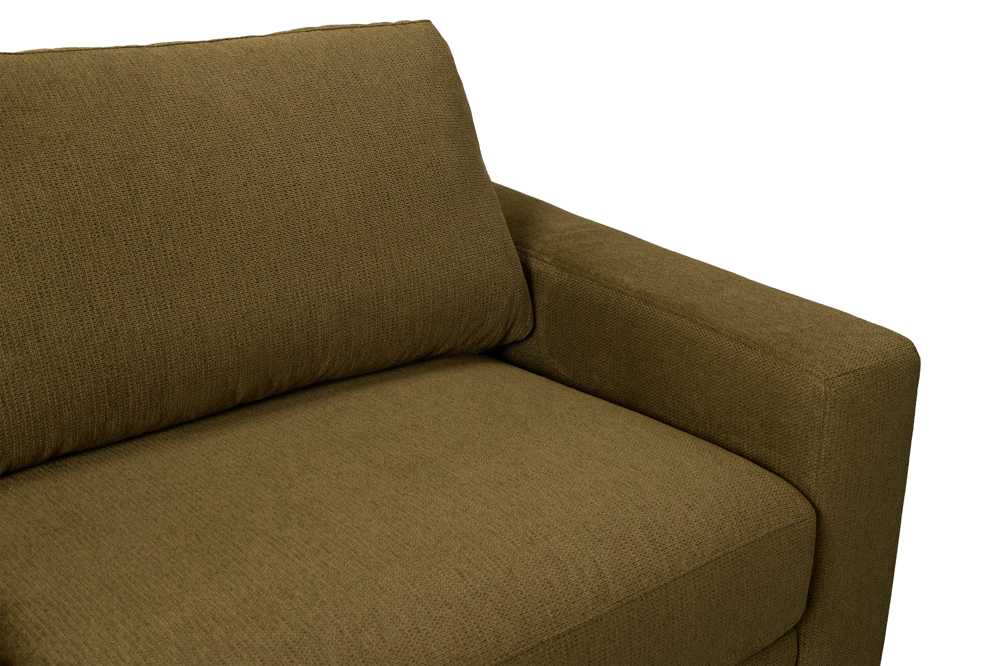 Carmen Green Fabric Memory Foam Sleeper