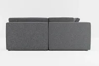 Destin Delray Dark Gray Fabric 8-piece Pit Sectional
