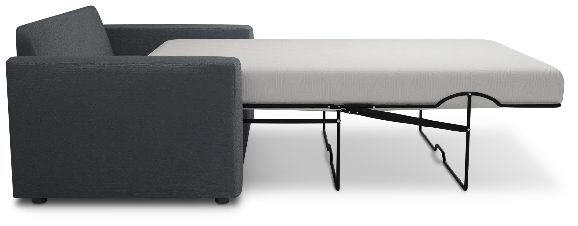 Siesta Peyton Dark Blue Fabric Cooling Memory Foam Sleeper Siesta Peyton Dark Blue Fabric Cooling Memory Foam Sleeper
