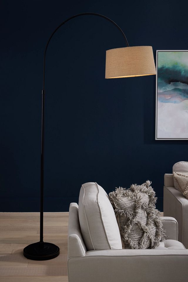 Posy Metal Arc Floor Lamp