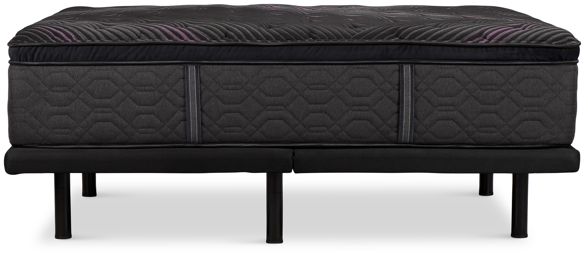 Beautyrest Black Series Two Plush Pillow Top Deluxe Adjustable Mattress Set