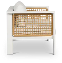 Sunrise White Loveseat