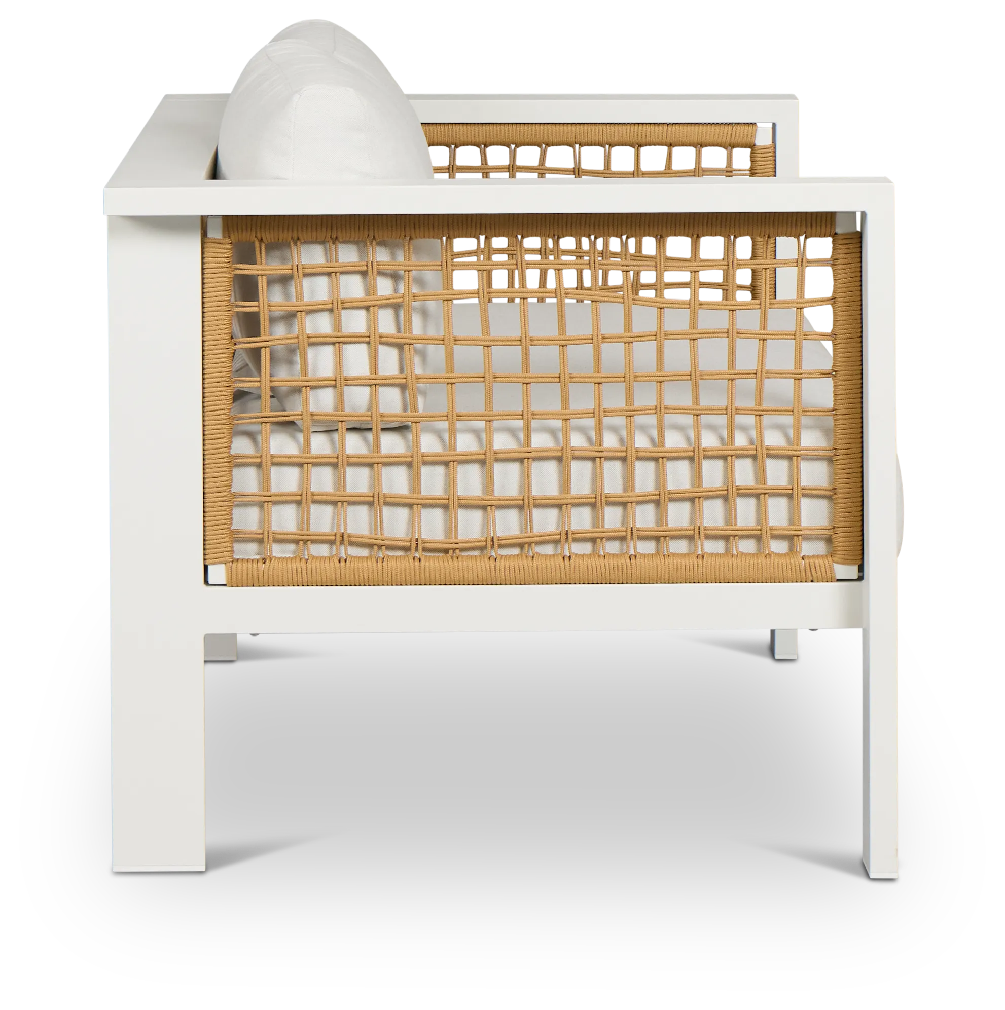 Sunrise White Loveseat