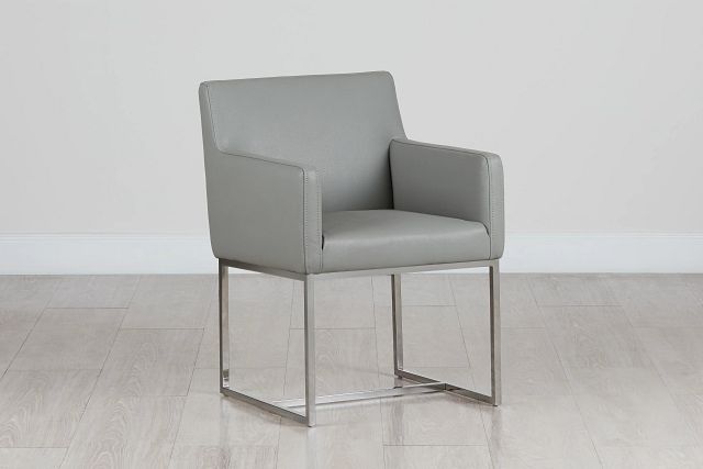 Miami Gray Micro Upholstered Arm Chair (0)